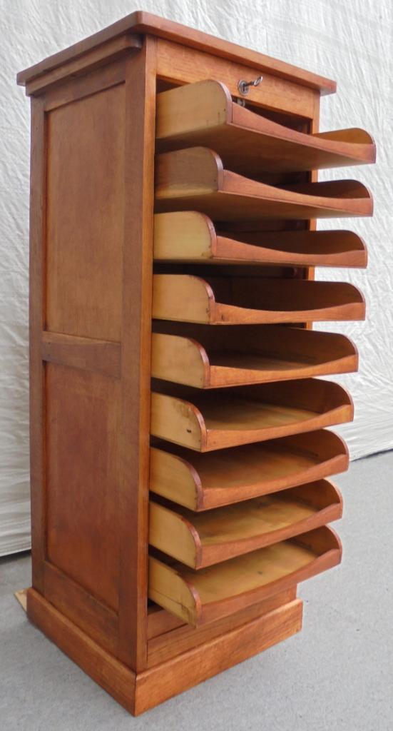 rolluikkast archiefkast muziekkast ladekast, Antiek en Kunst, Antiek | Meubels | Kasten, Ophalen of Verzenden