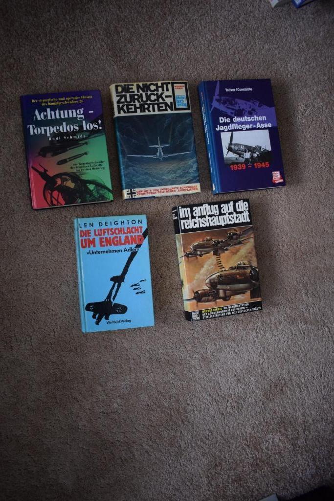 boeken Luftwaffe 5 stuks, serie 2, Boeken, Oorlog en Militair, Gelezen, Luchtmacht, Tweede Wereldoorlog, Verzenden