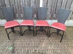 design eettafel stoelen, Huis en Inrichting, Tafels | Eettafels, Ophalen, Minder dan 50 cm, Gebruikt, 50 tot 100 cm