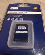 Ativa Micro SDHC single pack geheugenkaart 4 GB, Audio, Tv en Foto, Fotografie | Geheugenkaarten, Nieuw, Ophalen of Verzenden