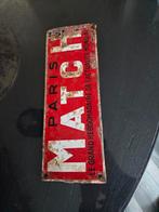 Oude Paris Match Emaille Reclamebord, Antiek en Kunst, Ophalen of Verzenden