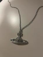 Vivienne Westwood Zilveren Kristallen Ketting, Zo goed als nieuw, Zilver, Zilver, Met edelsteen