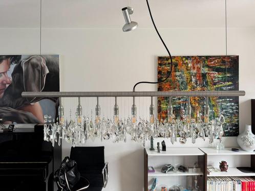 Cellula design hanglamp – Anthologie Quartett met kristallen, Huis en Inrichting, Lampen | Hanglampen, Gebruikt, Minder dan 50 cm