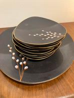 Retro Flora Gouda Lente gebaksbordjes en schaal, Ophalen