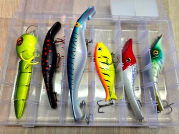 Partij Kunstaas : 6 stuks : HALCO TREMBLER / Fladen The Beas beschikbaar voor biedingen