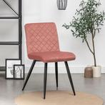 Eetkamerstoelen Set van 4 Bastion - Roos, Huis en Inrichting, Stoelen, Ophalen, Nieuw, Vier, Metaal