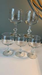 5 Irish Koffie Glazen Douwe Egberts O'Mara Black, Glas of Glazen, Ophalen of Verzenden, Overige stijlen, Glas