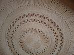 Prachtig rond rieten vloerkleed, Ophalen, 50 tot 100 cm, Beige, Rond