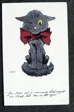 De poes bleek niet gewenst bij het concert de avond ervoor, Verzamelen, Ansichtkaarten | Dieren, Verzenden, Voor 1920, Ongelopen