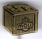 MOLL email zilverkleurig accu speldje ( H_175 ), Verzenden, Zo goed als nieuw, Transport, Speldje of Pin