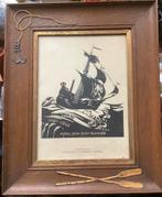 Zeilvereniging “de Onderlinge”, wo2, ww2, prent, litho, vrij, Verzamelen, Militaria | Tweede Wereldoorlog, Ophalen of Verzenden