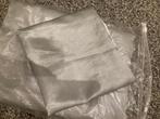 Silk satin, zilvergrijs 1-persoons dekbedovertrek, Eenpersoons, Dekbedovertrek, Ophalen of Verzenden, Zo goed als nieuw