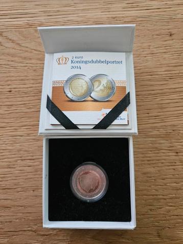 Nederland 2 euro Koningsdubbelportret 2014 Proof beschikbaar voor biedingen