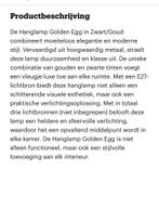 Nieuwe Hanglamp Golden Egg - Originele Verpakking!, Huis en Inrichting, Lampen | Hanglampen, Ophalen, Nieuw, Metaal, Minder dan 50 cm