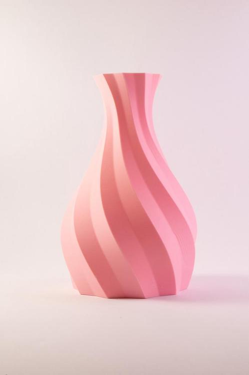 Spiraal vazen (voor droogbloemen) - unieke kleuren, Huis en Inrichting, Woonaccessoires | Vazen, Nieuw, Overige kleuren, Minder dan 50 cm