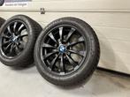 17inch BMW Black Style Velgen set! Zgn A merk Band! 5x120, 17 inch, Banden en Velgen, Gebruikt, Personenwagen