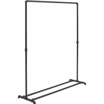 Kledingrek Stijgerbuis Zwart Industrieel beschikbaar voor biedingen