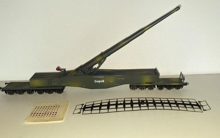 Lima H0 L303500 - Kanon K5 "Leopold" van de DRG in ovp, Hobby en Vrije tijd, Modeltreinen | H0, Zo goed als nieuw, Wagon, Gelijkstroom