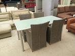Tuinset met 4 stoelen, 4 zitplaatsen, Gebruikt, ., Ophalen of Verzenden