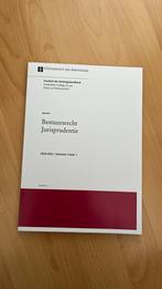 UVA 2de jaar- Bestuursrecht Jurisprudentie, Boeken, Studieboeken en Cursussen, Ophalen of Verzenden, Alpha, Nieuw, WO