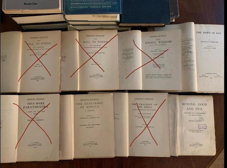 Nietzsche's The first Complete works - Volumes, Boeken, Overige Boeken, Gelezen, Ophalen of Verzenden