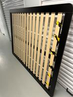 Modern Tweepersoonsbed met zwarte rand, Huis en Inrichting, Slaapkamer | Bedden, Ophalen, Zwart, Tweepersoons, 140 cm