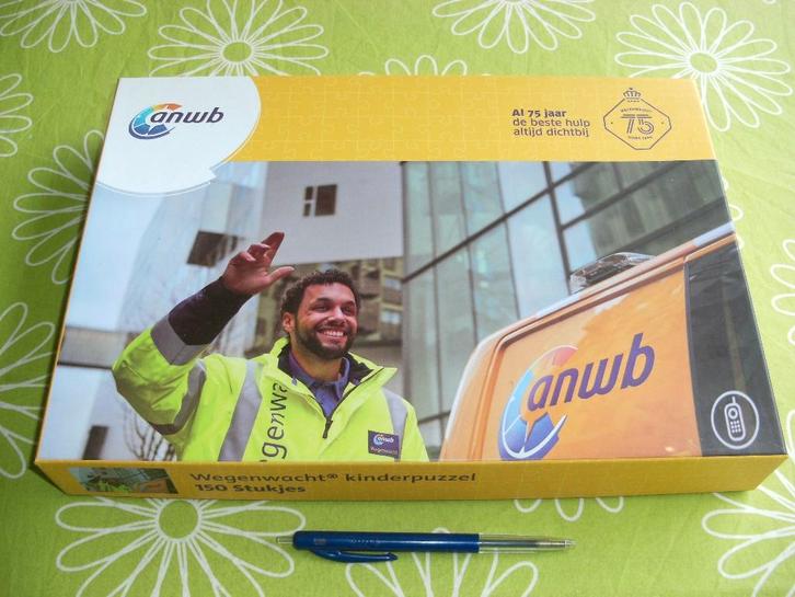 ANWB 75 jaar wegenwacht puzzel - 150 stukjes, Hobby en Vrije tijd, Denksport en Puzzels, Zo goed als nieuw, Legpuzzel, Minder dan 500 stukjes