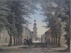 staalgravure gezicht op Joure, Friesland, J. Umbach 1858, Verzenden
