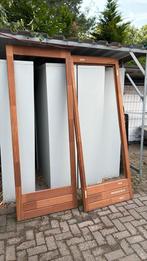 2 hardhouten deuren 82x211,5, 75 tot 150 cm, Deurkozijn, Nieuw, Ophalen of Verzenden
