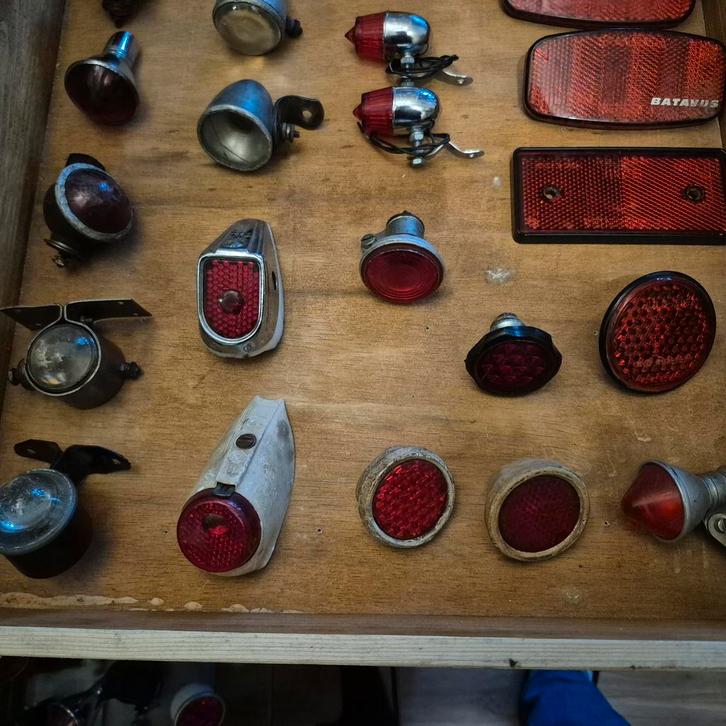Oldtimer Fietsverlichting - Vintage Look! Per stuk te koop., Fietsen en Brommers, Fietsaccessoires | Fietsverlichting, Verzenden
