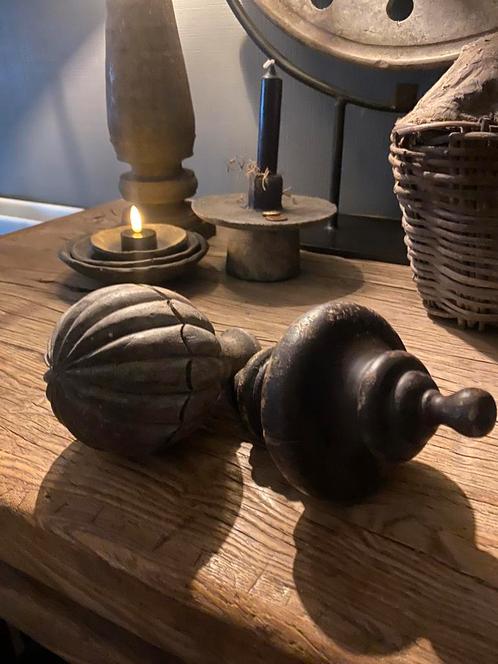 Oud houten knopen Aura Peeperkorn, Huis en Inrichting, Woonaccessoires | Overige, Zo goed als nieuw, Ophalen of Verzenden