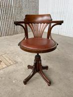 Vintage captains chair Thonet bentwood stoel bureaustoel, Ophalen of Verzenden