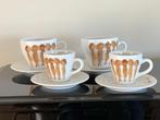 Hoshyar Rasheed: unieke vier kop/schotel (espresso 2x) set., Ophalen of Verzenden, Huis en Inrichting