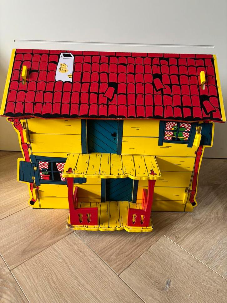 PIPPI LANGKOUS HUIS VILLA KAKELBONT, Kinderen en Baby's, Speelgoed | Poppenhuizen, Zo goed als nieuw, Poppenhuis, Ophalen of Verzenden