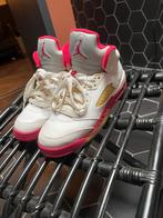 Mooie Nike Air Jordan V 5 Retro White Legacy Red maat 38.5, Kleding | Dames, Schoenen, Ophalen of Verzenden, Zo goed als nieuw
