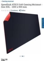 ZGAN! Speedlink ATECS soft gaming muismat xxl € 4,99, Computers en Software, Muismatten, Ophalen of Verzenden, Gaming muismat
