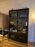 Mooie Zwart Metalen Kast Van Kwantum, Huis en Inrichting, Kasten | Vitrinekasten, Ophalen, 50 tot 100 cm, Zo goed als nieuw, 150 tot 200 cm