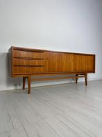 Vintage Scandinavisch Teak Sideboard Dressoir Ladekast Retro, Ophalen of Verzenden, Zo goed als nieuw, 200 cm of meer, 25 tot 50 cm