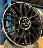 MERCEDES AMG LOOK VELGEN 18 INCH 5X112 ZWART, Auto-onderdelen, Banden en Velgen, Nieuw, Banden en Velgen, Ophalen