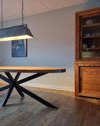 Mangohouten Kamertafel | Eettafel | Bureau, Metaal, 100 tot 150 cm, Nieuw, Ophalen of Verzenden