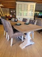 *VOORRAAD* 4 Landelijke Eetkamerstoelen Chester Adore Clay, Huis en Inrichting, Stoelen, Nieuw, Ophalen of Verzenden, Landelijke eetkamerstoelen chester stof adore clay gratis bezorg