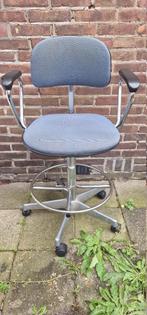 GRAHL Vintage Stoel [kapper stoel], Ophalen, Gebruikt, Blauw, Vintage, Retro