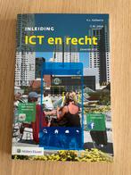 ICT en recht 7de druk, Ophalen of Verzenden, Gamma, Zo goed als nieuw, HBO