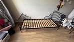 IKEA Minnen meegroeibed zwart, incl. lattenbodem, Ophalen, Gebruikt, 70 tot 85 cm, Lattenbodem