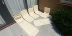 set tuinkussens stoelkussen creme /  offwhite kleur, Ophalen of Verzenden, Gebruikt