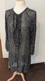 Stippeltjes tuniek/jurk - Didi - XXL, Verzenden, Zwart, Maat 46/48 (XL) of groter, Didi