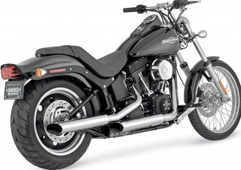 uitlaat einddempers voor softail slim etc, Motoren, Onderdelen | Harley-Davidson, Nieuw, Ophalen of Verzenden
