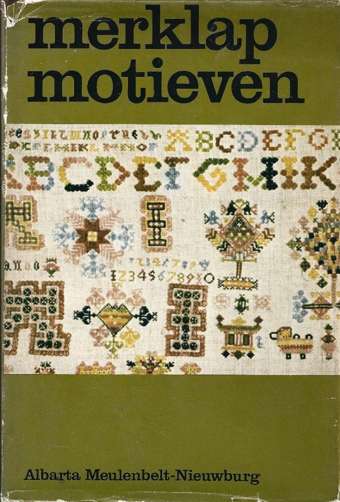Albarta Meulenbelt-Nieuwburg - Merklapmotieven, Boeken, Hobby en Vrije tijd, Gelezen, Overige onderwerpen, Ophalen of Verzenden