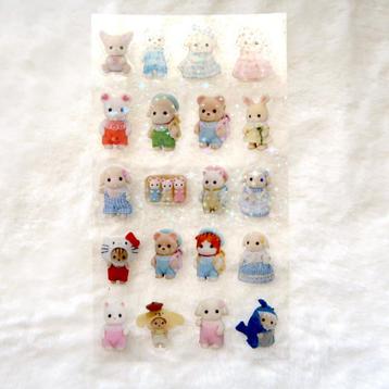 Sylvanian Family Stickervel met hologram ster afwerking beschikbaar voor biedingen