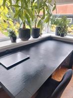 Houten eettafel 190x90, Ophalen, Gebruikt, Rechthoekig, 50 tot 100 cm